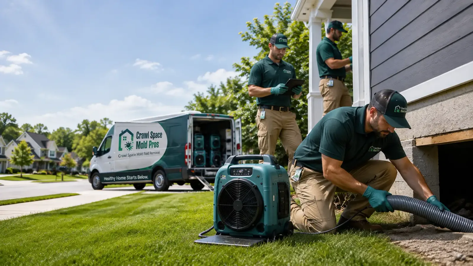 Crawl Space Mold Removal in Telogia, FL
